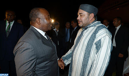 Visite du Roi Mohammed VI au Gabon